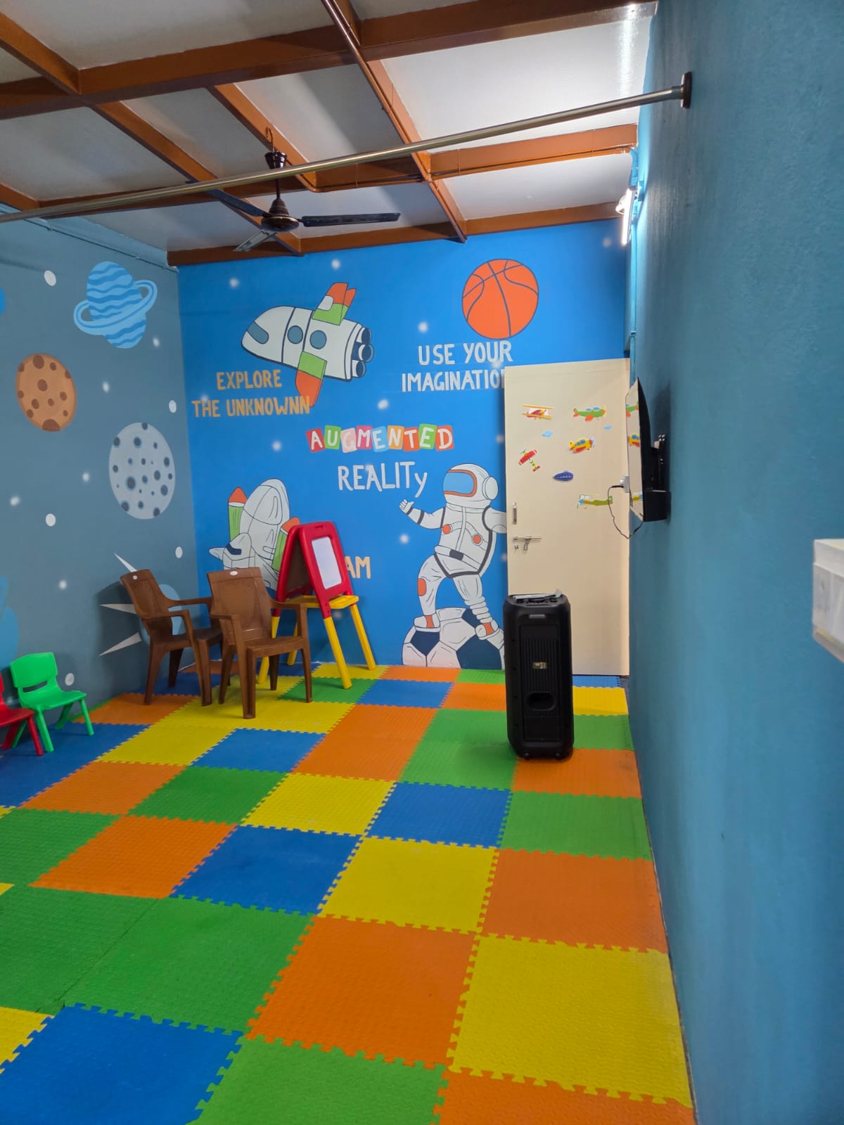 Preschool classroom in Seegehalli Bangalore at Divi Teddies Playshala